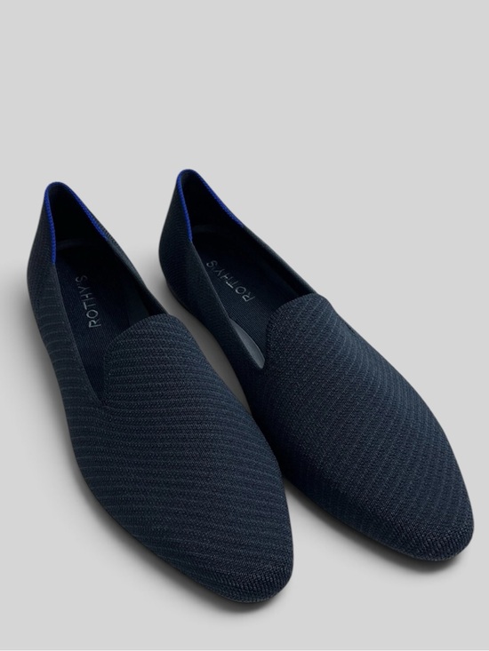 Rothy's Shoes - Rothy’s The Almond Loafer Navy Twill Slip On Shoe Size 10